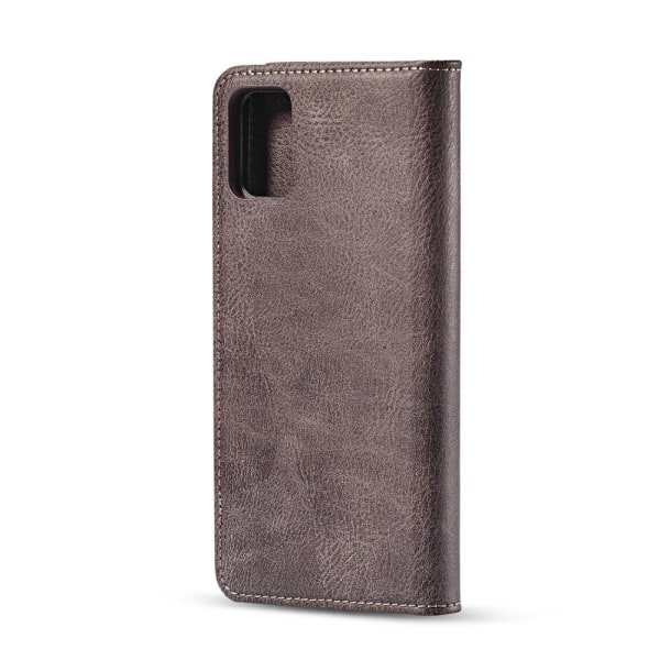 DG.MING Split nahkainen lompakkokotelo Samsung Galaxy A51 - Harm Grey