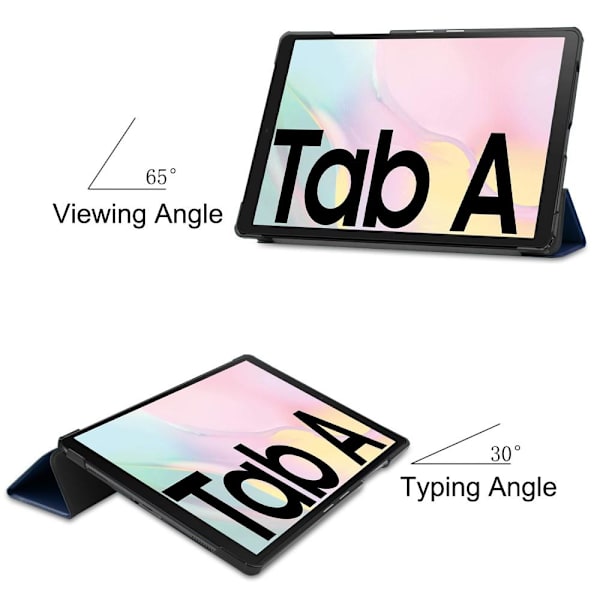 Trifoldet stativetui til Samsung Galaxy Tab A7 10.4" Blue