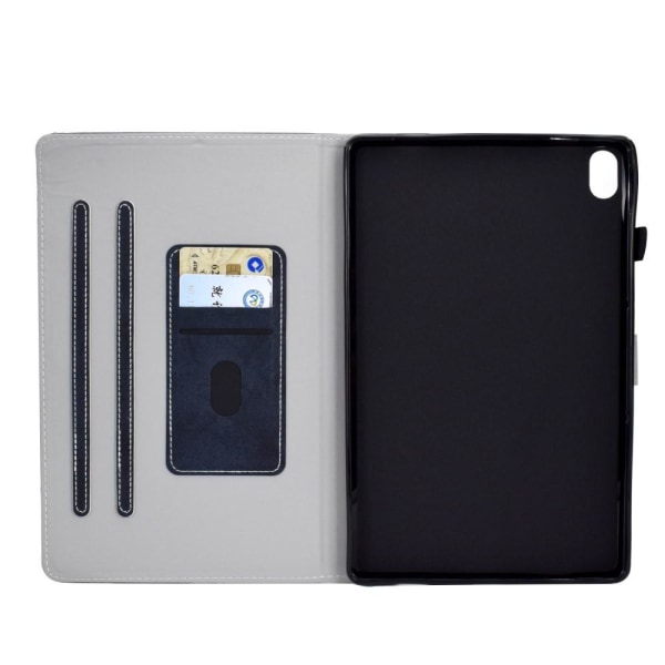 Til iPad 10.9 (2022) Tabletetui Dækstofstruktur - Mørkeblå Dark blue
