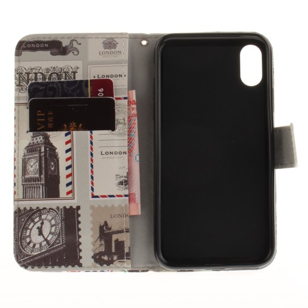 iPhone X Wallet Case - London Elements