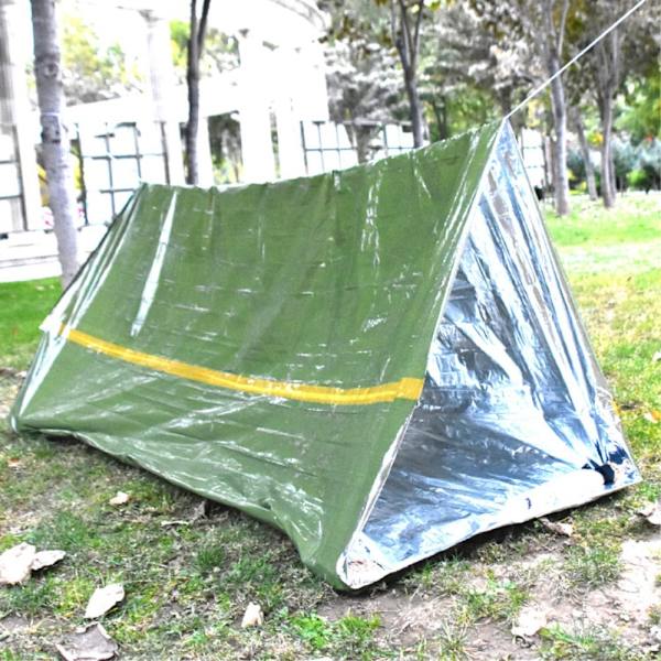 Emergency Shelter Rescue Survival Termeltelt 152x240cm Silver one size