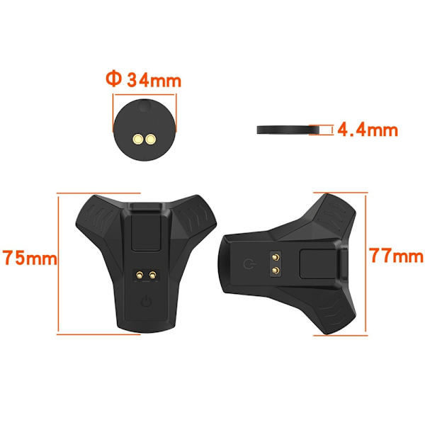 För Razer Deathadder V2 Pro Mouse Laddningsdocka med kabel Svart