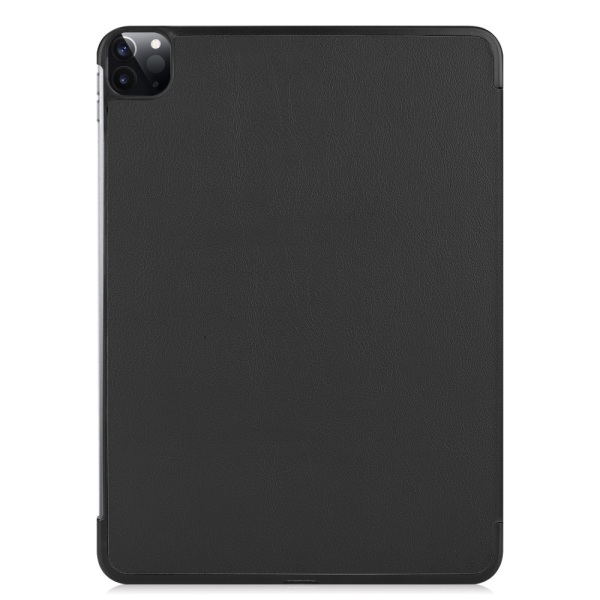 PU-læder Trifoldet Stand Smart Taske til iPad Pro 11" - Sort Black