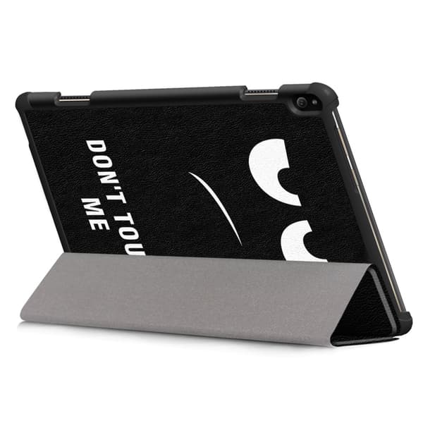 Tri - fold Fodral till Lenovo Tab P10 - Do Not Touch Svart