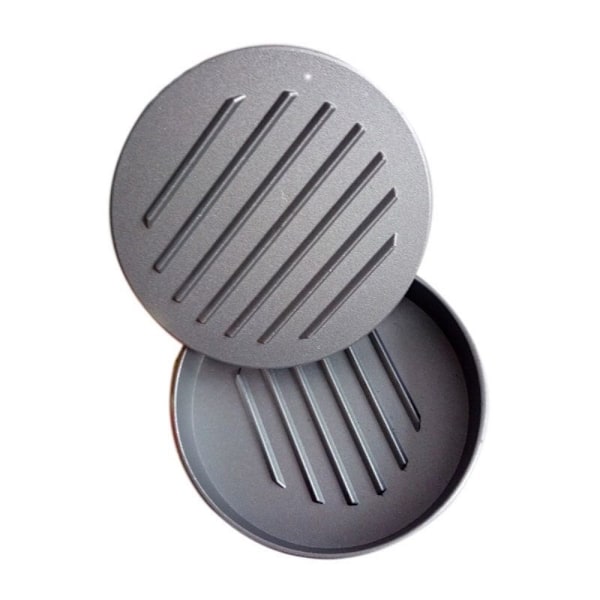 Hamburger Press + 100 kpl Patty Papers Meat Beef Burger Maker Silver