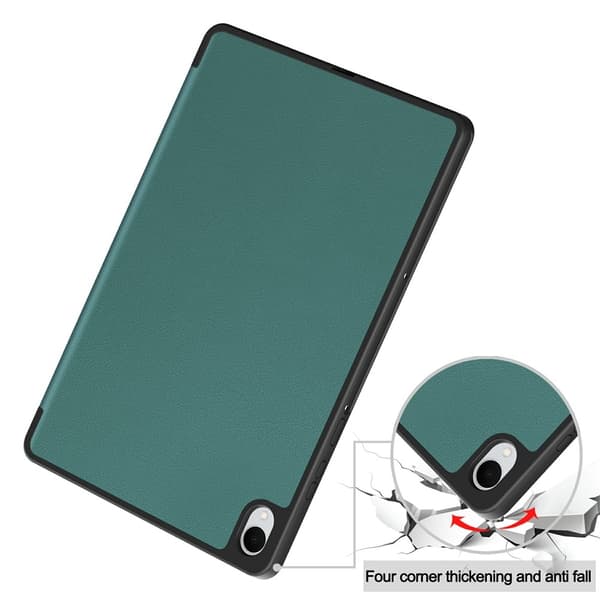 Trifoldet stativ Smart Taske til Samsung Galaxy Tab S11 Green