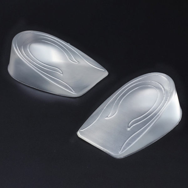 skolyft Silikon 3 cm inre höjande innersula Skoinsats inlägg Transparent