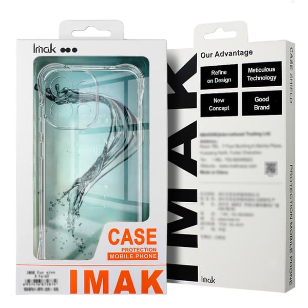 IMAK Mobilfodral med Stötskydd till Realme GT 8 Pro 5G Transparent