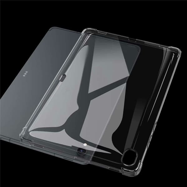Stöttåligt transparent surfplattefodral till Samsung Galaxy Tab S12+ Transparent