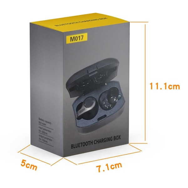 Docka för Jabra Elite 65t Earbuds Laddningsfack Laddningskabel Svart