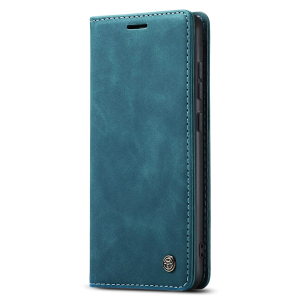 CASEME Retro Lommebok Etui for Samsung Galaxy S23 FE Blue