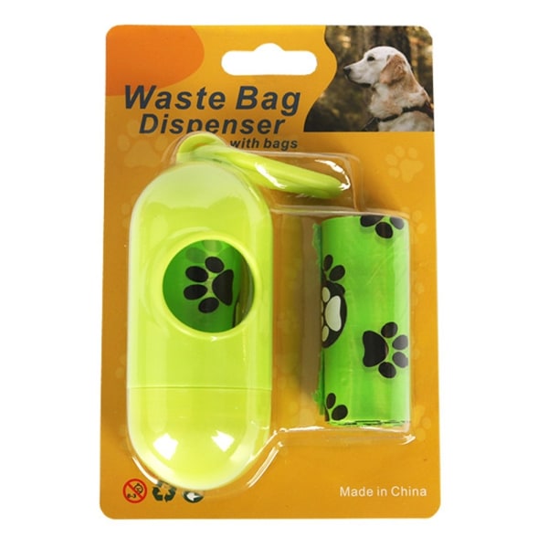 2 ruller Hundeaffaldsposer Affaldsposer med dispenser Green