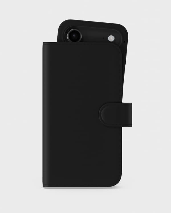 Lommebokveske HOLDIT Magnetveske MagSafe Plus-deksel til iPhone Air Black