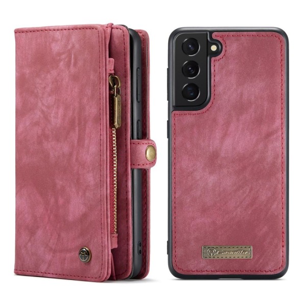 Samsung Galaxy S21+ (Plus) CASEME 2-in-1 Detachable - Red Red