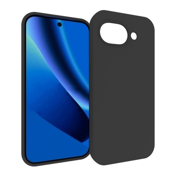 Pehmeä mattapintainen TPU-kotelo Google Pixel 10a -puhelimelle Black