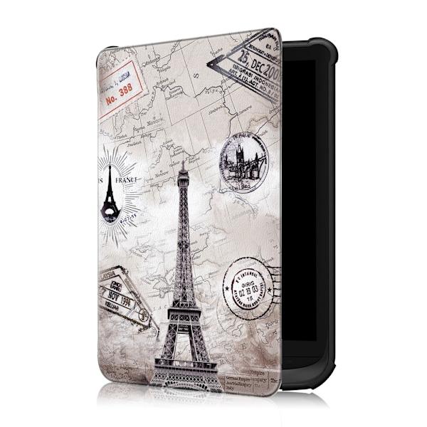 Kotelo PocketBook lukutabletille - Useita eri malleja - Eiffel - torni White
