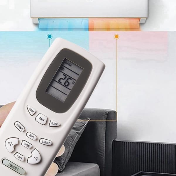 Fjärrkontroll Ersättning för Y512F2 för Gree Air Conditioner Vit