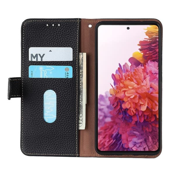 KHAZNEH Til Xiaomi 17T Læder Wallet Cover Black
