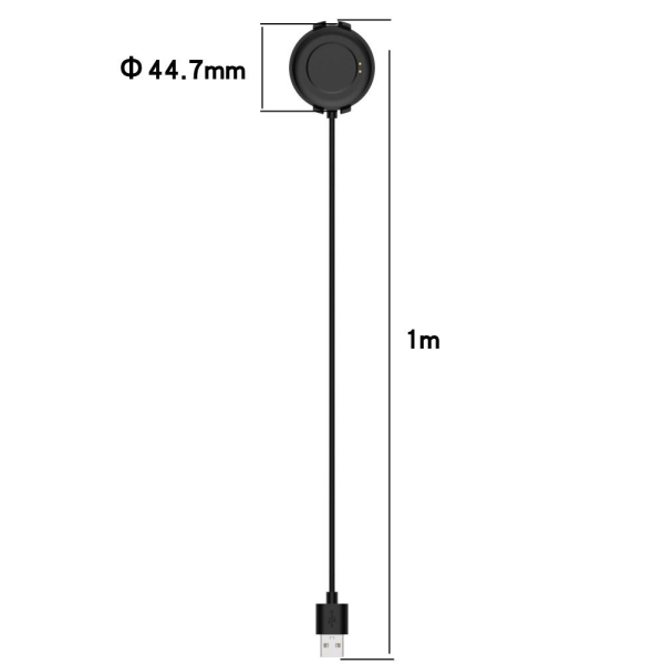 TicWatch GTK/Mobvoi CXB07 USB-latauskaapelin teline 1m Black