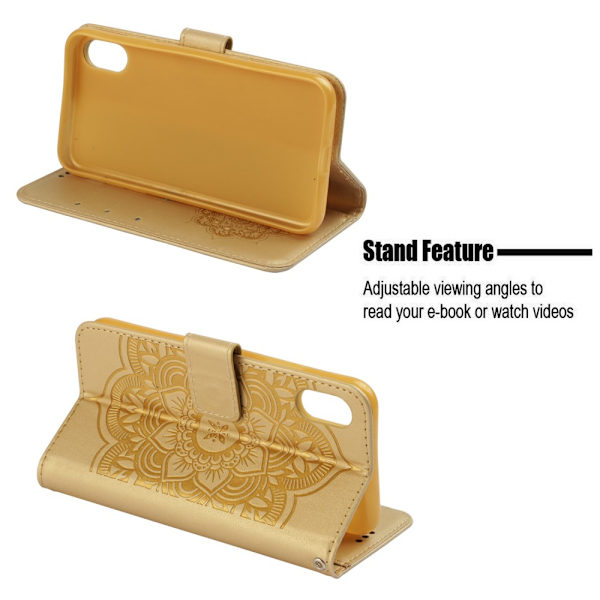 iPhone XS Max Lommebok - cover - Drømmefanger - Gul