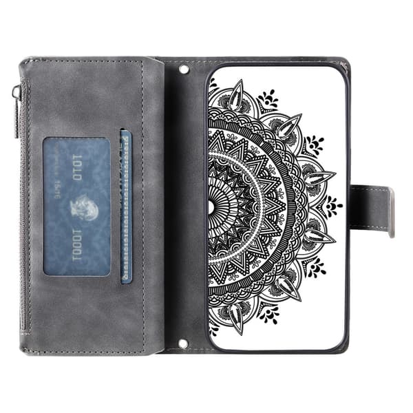Til Xiaomi 17T Lommebokdeksel Mandala Grey