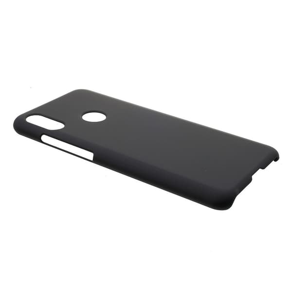 Huawei Y6 (2019) Gummiert Hardplastisk Cover - Sort Black