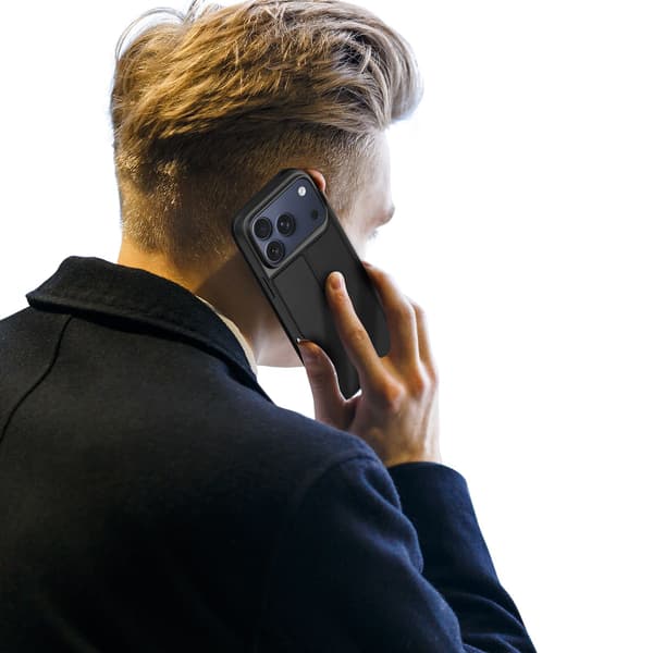 DUX DUCIS Telefoncover med støtteben til iPhone 18 Pro / 17 Pro Black