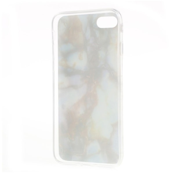 iPhone 7 TPU Skal Marmor - Brun Brun
