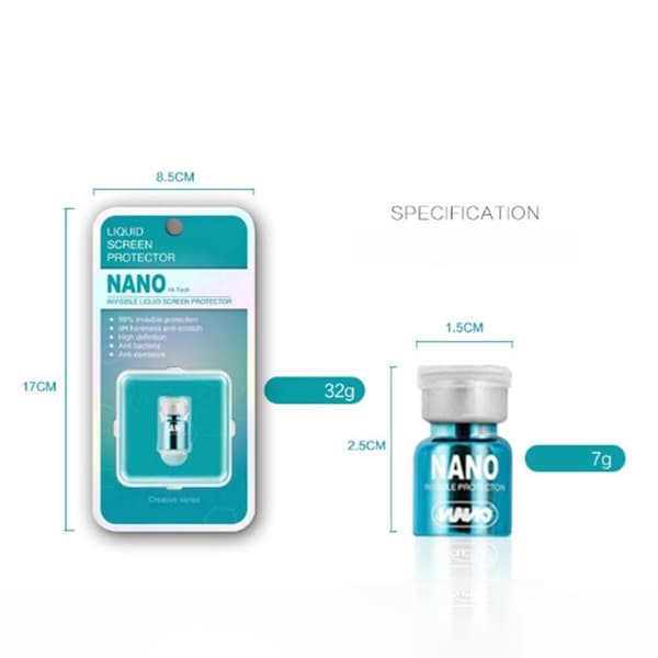 Scratch and Shatter Resistant Nano Protection Liquid Näytönsuoja Transparent