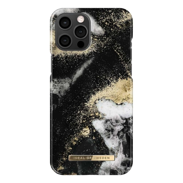 iDeal Of Sweden iPhone 12 Pro Max skal - Black Galaxy Marble Svart