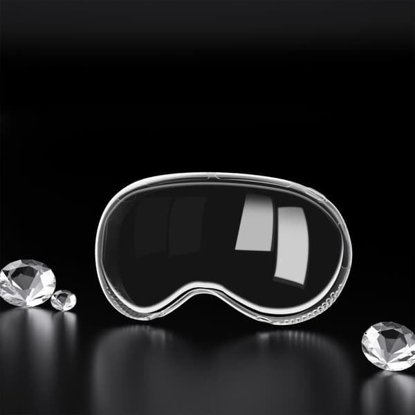 TPU - etui til A Vision Pro Headset - beskyttelsesetui Transparent