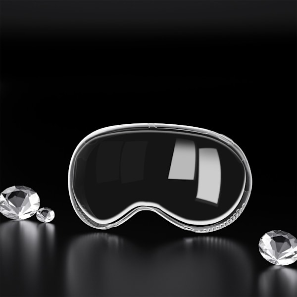 TPU-fodral för A Vision Pro Headset Skyddsfodral Transparent