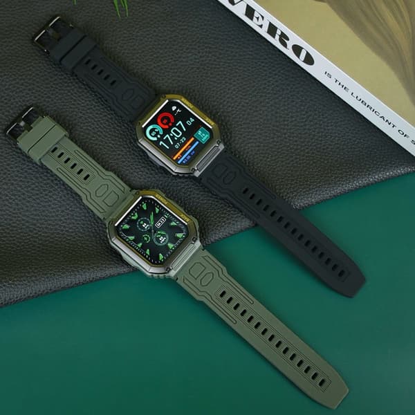 Armbånd til Garmin Fenix 7 / 7 Pro / 6 / 5 22 mm Silikone - Grøn Green
