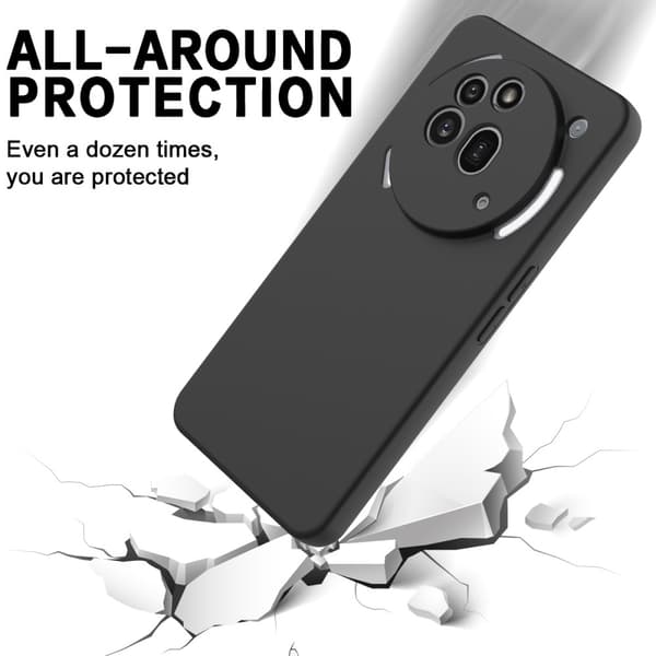 För Nothing Phone (3a) Pro Silikonskal Mobilskal med Handrem Transparent