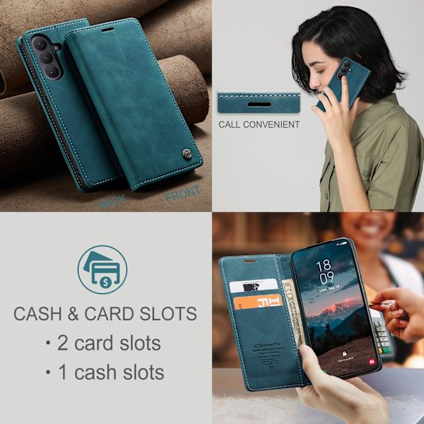 CASEME Plånboksfodral Samsung Galaxy S26 - Blå Blå