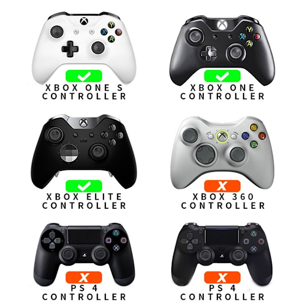 Til Xbox One S One Elite Controller ABXY erstatningsknapper - rød Red