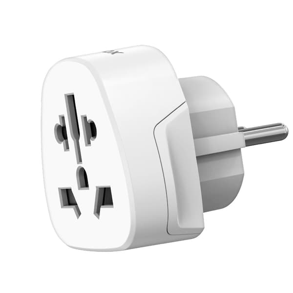 MOMAX 1-World 2500W universel rejseadapter og spændingsomformer White