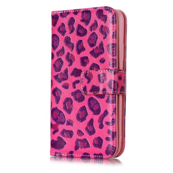 iPhone XS Max Fodral 9 Kortplatser - Rose Leopard Multicolor
