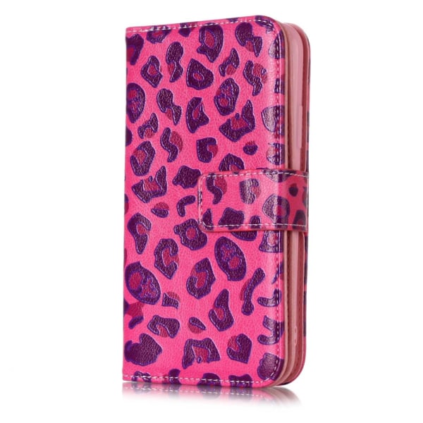 iPhone XS Max Fodral 9 Kortplatser - Rose Leopard multifärg