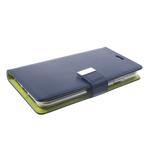 MERCURY GOOSPERY Rich Diary Lompakkokotelo iPhone XS Max - Dark Sininen