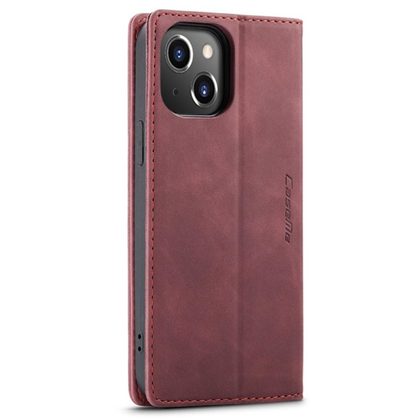 CASEME Plånboksfodral iPhone 14 Plus - Röd Röd