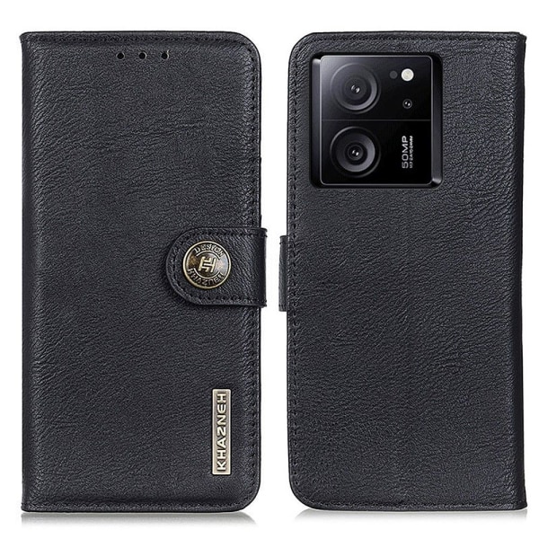 KHAZNEH Xiaomi 13T / 13T Pro lompakkotelolle - musta Black