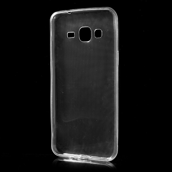 Samsung Galaxy J3 (2016) ohut TPU-kotelo LÄPINÄKYVÄ Transparent