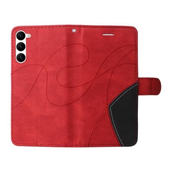 Til Samsung Galaxy S23+ (Plus) KT Series-1 dobbeltfarve - Rød/Sort Red