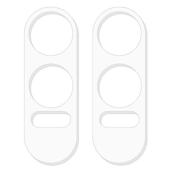 För OnePlus Nord Ce4 Lite kamera linsskydd härdat glas linsfilm Transparent