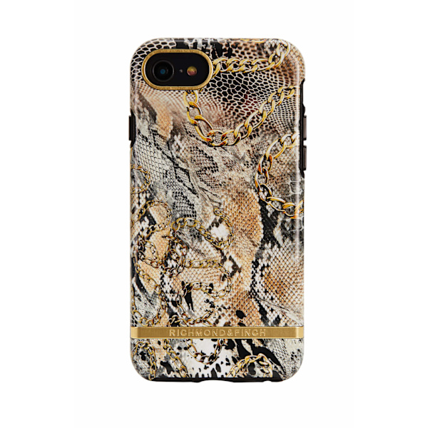 Richmond & Finch Deksel til iPhone 6/7/8/SE - Lenket reptil Beige