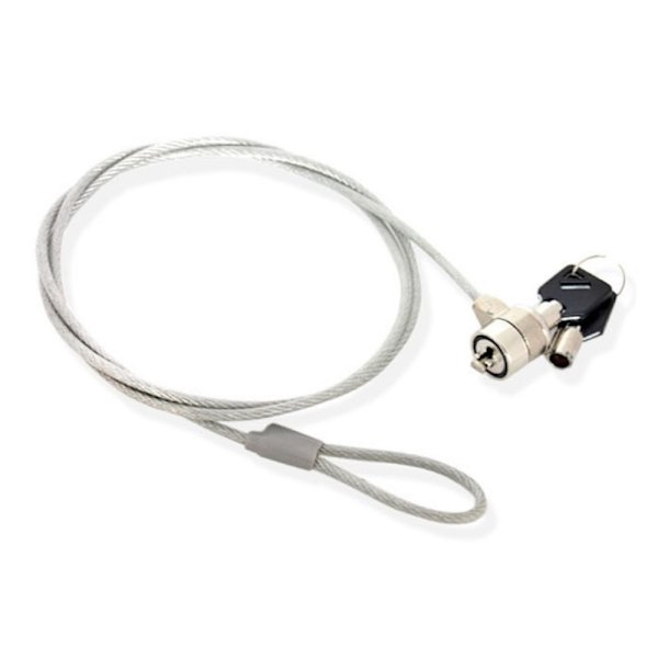 Security Lock Anti-theft Security Hardware Cable Lock Kit with 1.8m Sturdy Cable