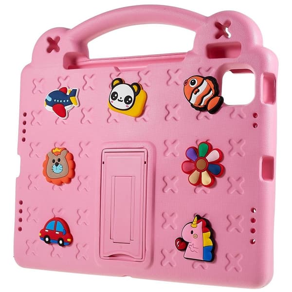 Til iPad Air 11 (2024) EVA Foam Stativdeksel - Rosa Pink