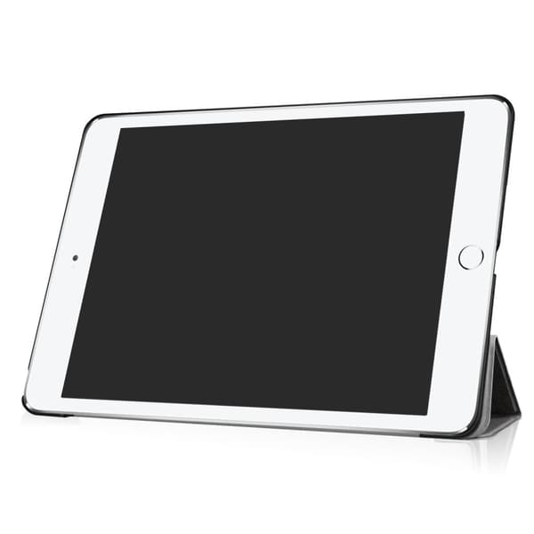 iPad 9.7" (2017) Slim Fit trefoldbart deksel - Ikke berør puten min Black