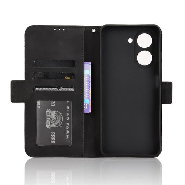 Til Xiaomi Redmi A5 4G Etui Telefonpung med Flere Kortlommer - Sort Black